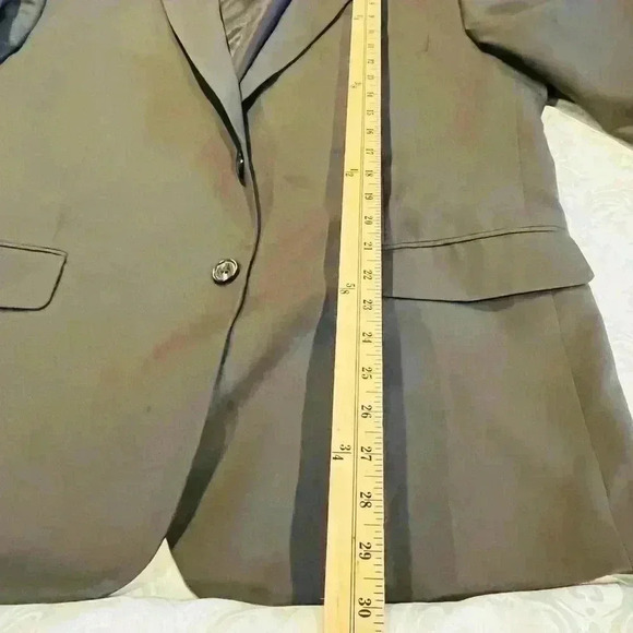 Cooper & Nelson Men's 2 Piece blazer and vest gray , size 44s‎ two button blazer - Picture 9 of 16